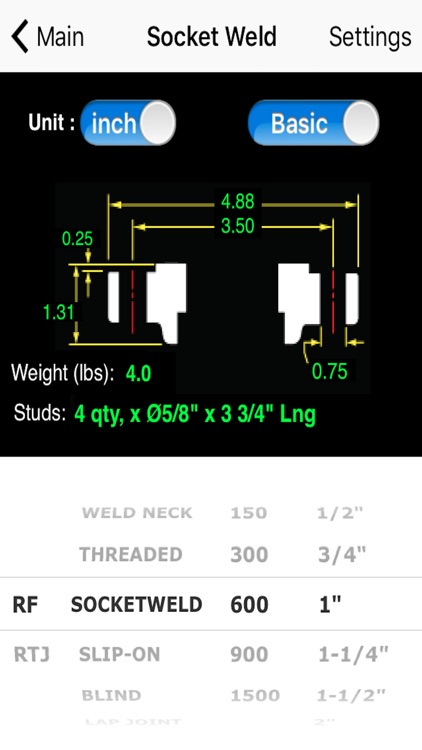 Piping and Flange Handbook screenshot-3
