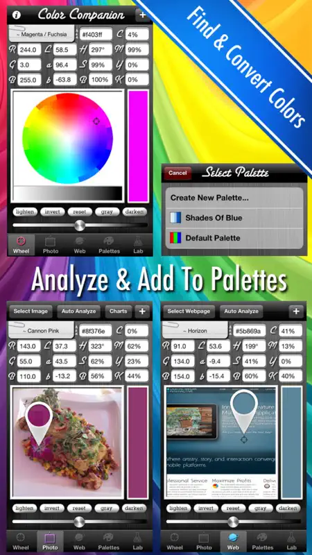 Color Companion - Analyzer & Converter screenshot 1 of 5