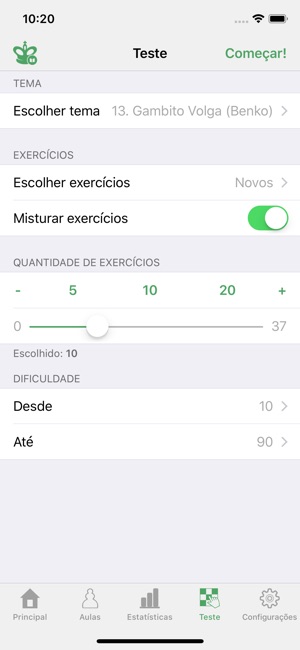 Meio-jogo no Xadrez II na App Store