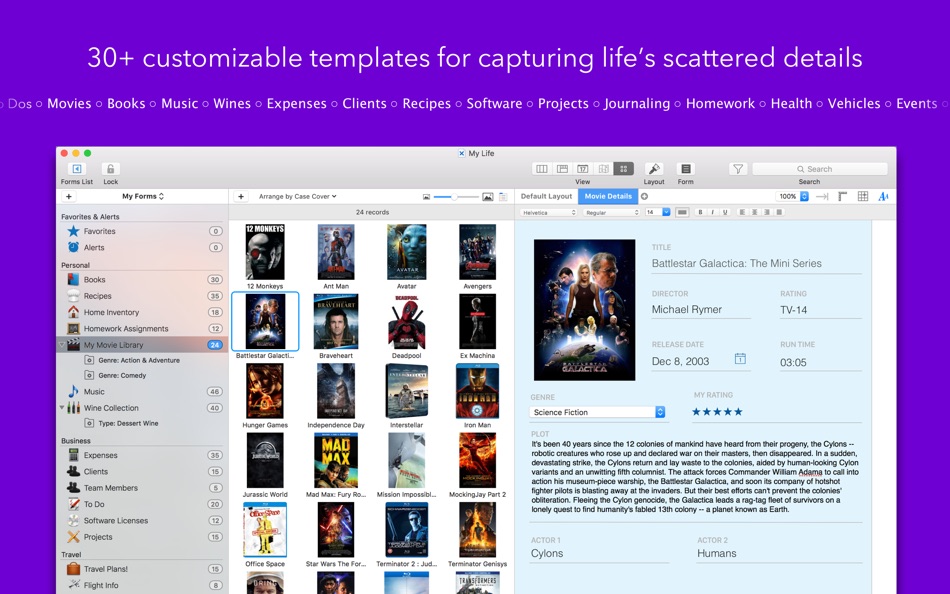 #4. Tap Forms Organizer 5 Database (macOS) 게시자: Tap Zapp Software Inc.