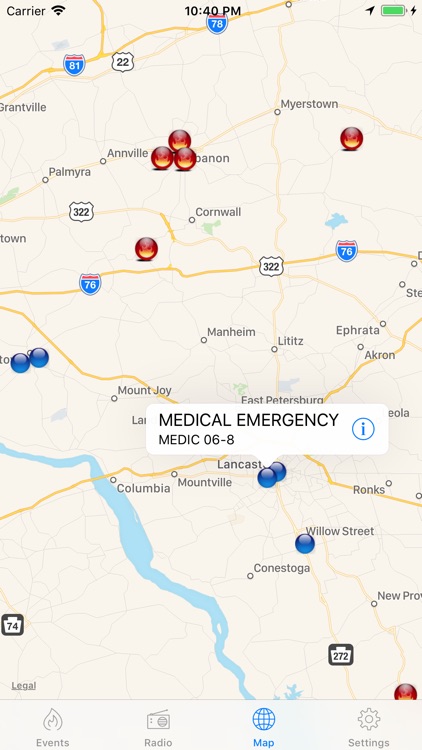 Lebanon PA Incidents and Radio screenshot-3