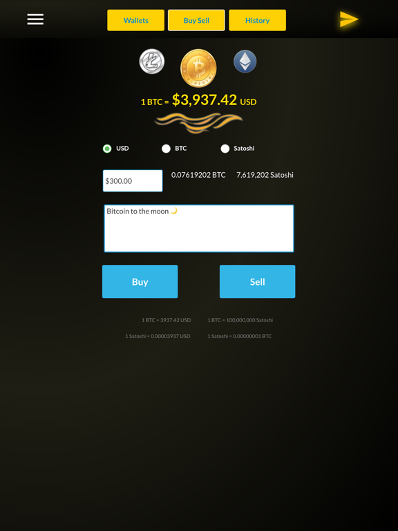Coinflo iPad screenshot 2 - Finance app