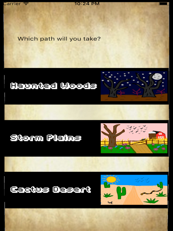 Treacherous Trail iPad screenshot 3 - Games app