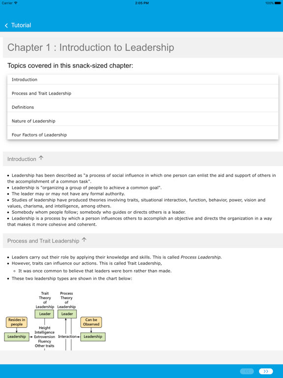 Leadership 101 iPad screenshot 4 - Education app