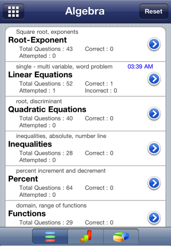 PSAT Algebra screenshot 2