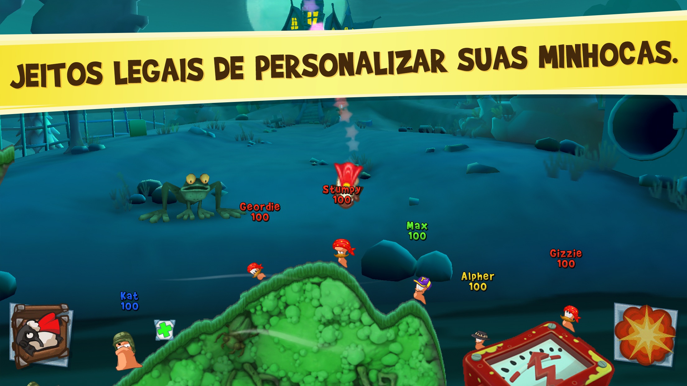 Screenshot do app Worms3