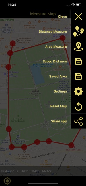 Distance & Area Measure On Map(圖3)-速報App