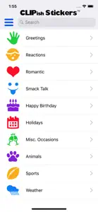 CLIPish Stickers screenshot #7 for iPhone