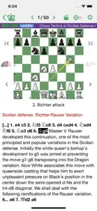 Chess Tactics. Sicilian Def. 1 screenshot #2 for iPhone