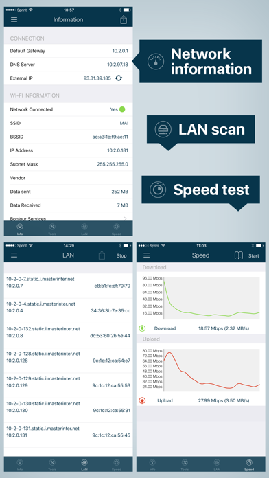 Screenshot #2 pour WiFi Analyzer: Network Tools