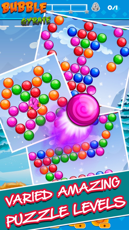 #4. Bubble Gyrate Shooter (iOS) 由: Bin Wang