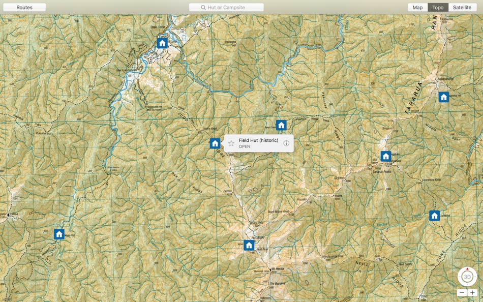 #2. NZ Topo Maps (macOS) Podle: Rajan Fernandez