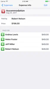 Share-a-bill screenshot #4 for iPhone