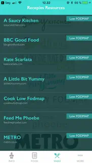 low fodmap diet for ibs iphone screenshot 2