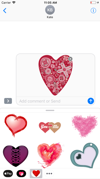 Heart Design Stickers screenshot 3