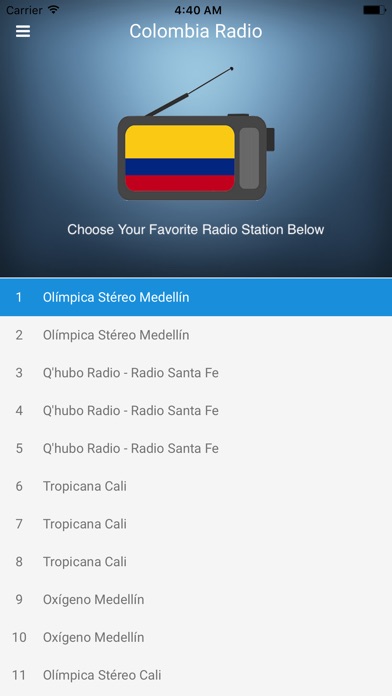Colombia Radio Station FM Live screenshot 2