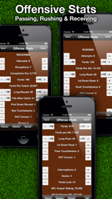 Football Stats Tracker Touch screenshot