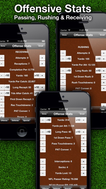 Football Stats Tracker Touch screenshot-3