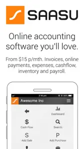 Saasu Online Accounting screenshot #4 for iPhone