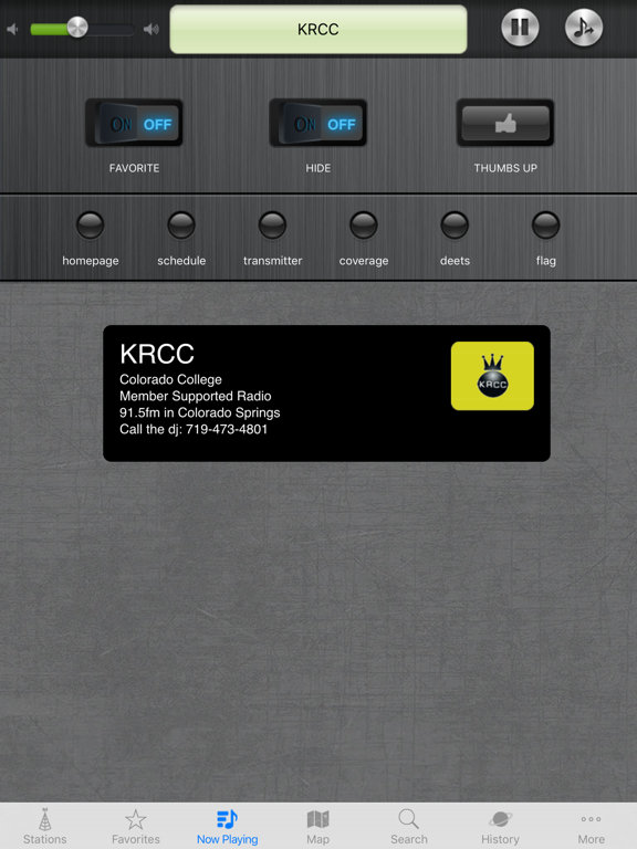 Good Radio Tuner iPad screenshot 4 - Entertainment app