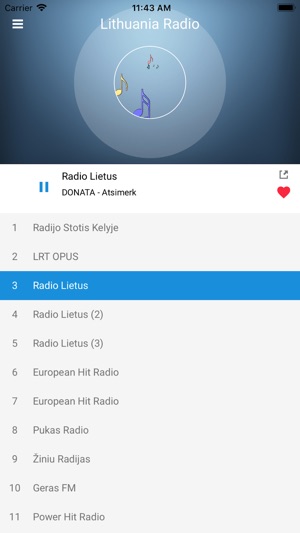 Lithuanian Radio FM: Lietuvos on the App Store