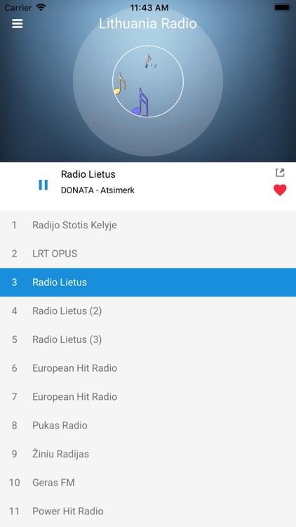 Lithuanian Radio FM: Lietuvos