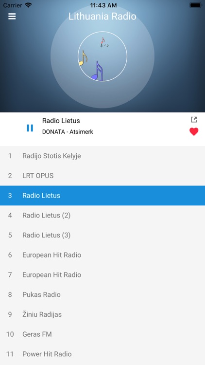 Lithuanian Radio FM: Lietuvos