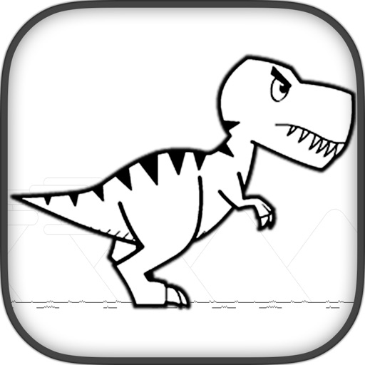 Dino T-Rex Runner Escape Icon