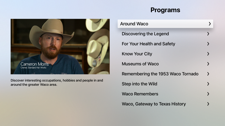 Screenshot #2 pour Waco City Cable Channel