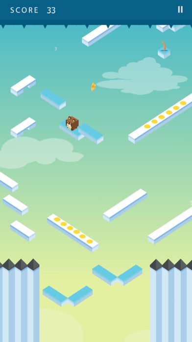 Wild bear Hero Jumping Cubes screenshot 3