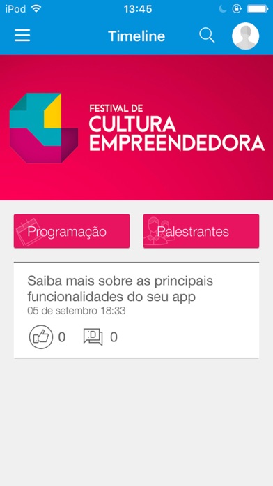 How to cancel & delete Cultura Empreendedora Fest from iphone & ipad 2