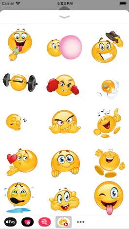 Game screenshot Funny Animated Emoji Stickers apk