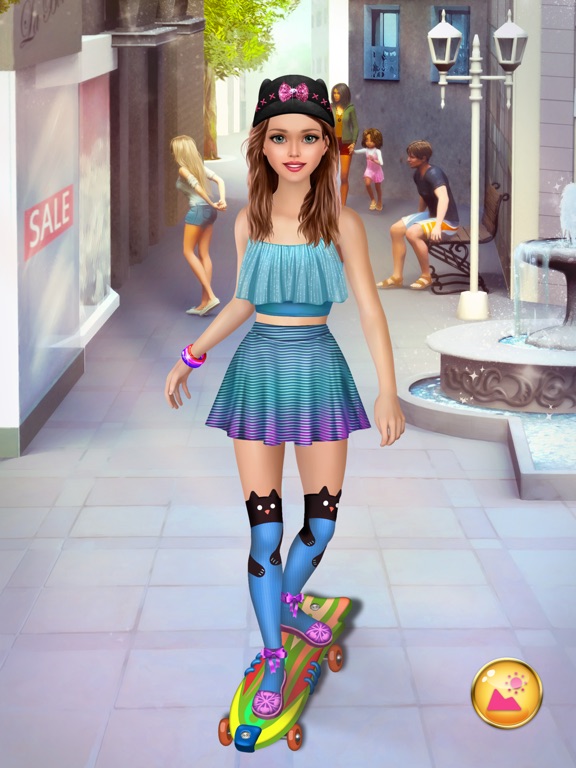 Игра Skater Girl - Makeup & Dressup