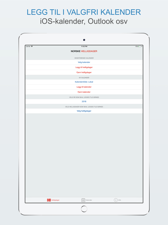Screenshot #4 pour Norske Helligdager