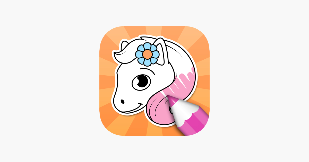 Pola Gambar Mewarnai Kuda Poni - GAMBAR MEWARNAI HD
