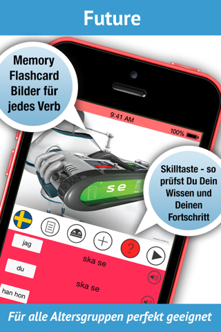 Swedish verbs Pro - LearnBots screenshot 3