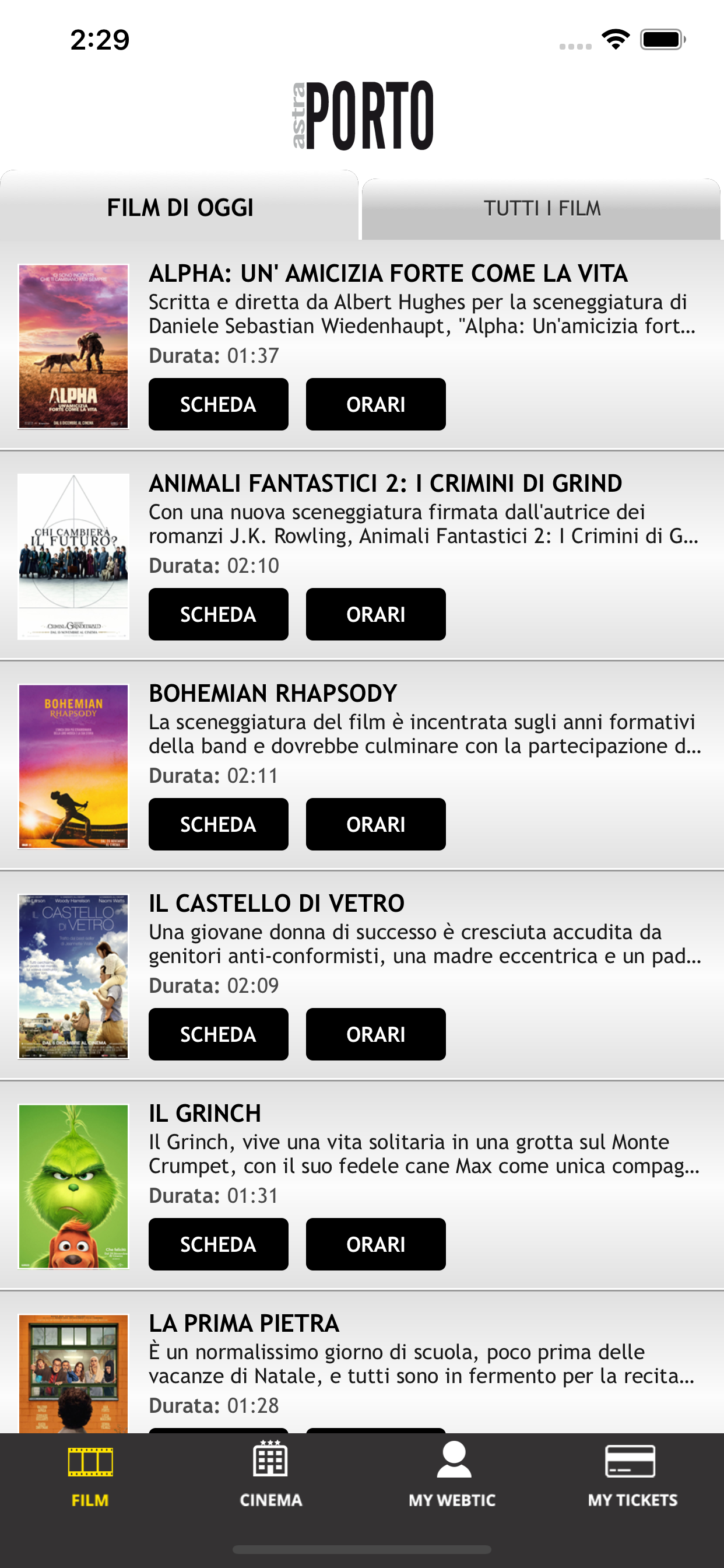 Webtic Porto Astra Cinema