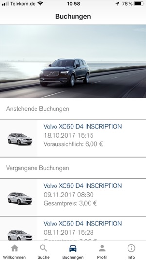 Volvo Corporate Carsharing(圖4)-速報App