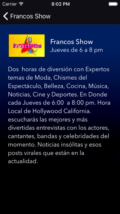 Francos Radio Show screenshot-3