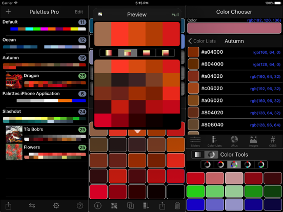 Screenshot #6 pour Palettes