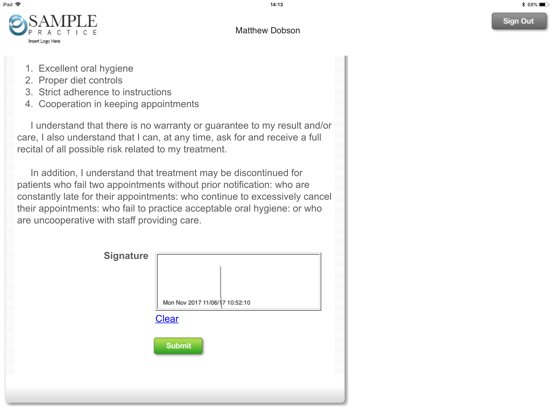 Screenshot #5 pour Patient Forms