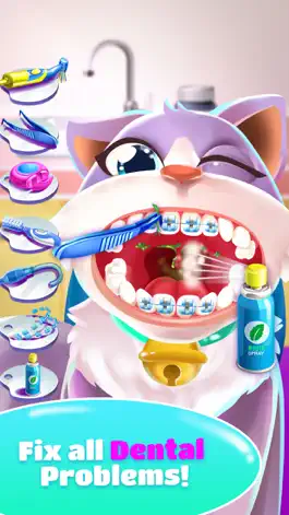 Game screenshot Pet Dentist Doctor Game! apk