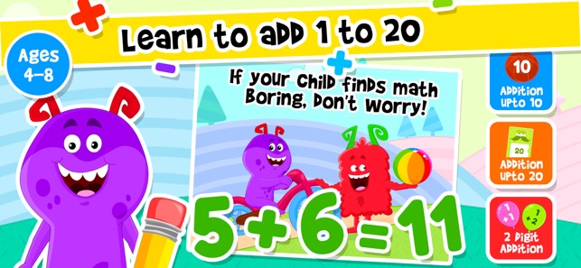 Addition & Subtraction Kids K2(圖1)-速報App