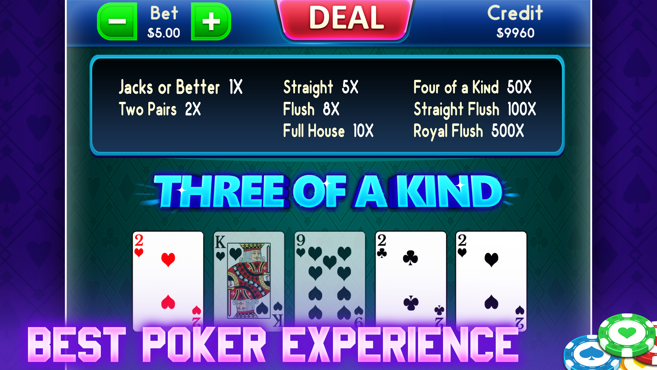 Video Poker: Fun Casino Game screenshot 3