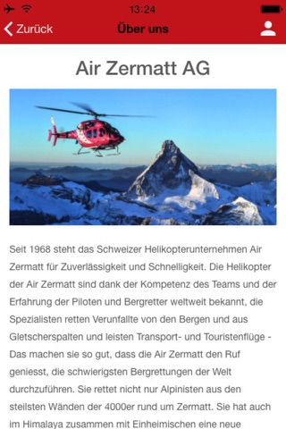 Air Zermatt AG screenshot 2
