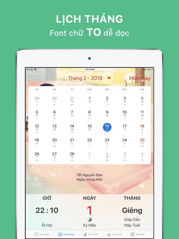 Screenshot #5 pour Lịch Vạn Niên 2018
