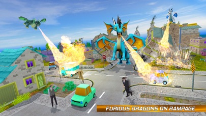 Flying Dragon Fire City Attack screenshot 2