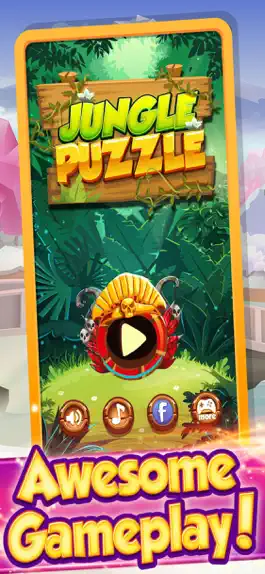 Game screenshot джунгли шестиугольник паззл apk