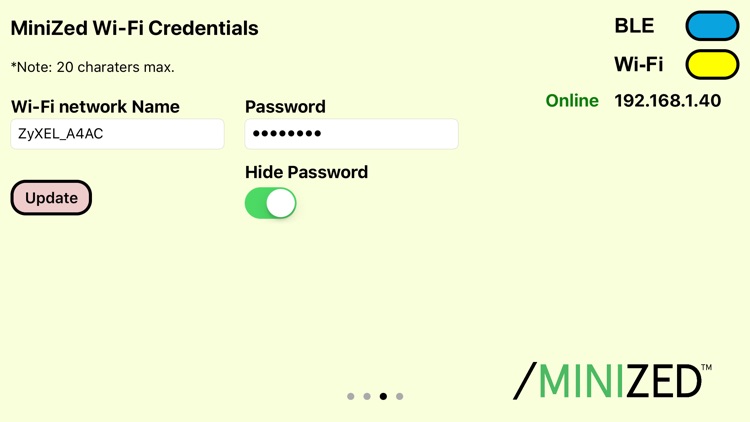 Avnet MiniZed BLE screenshot-3
