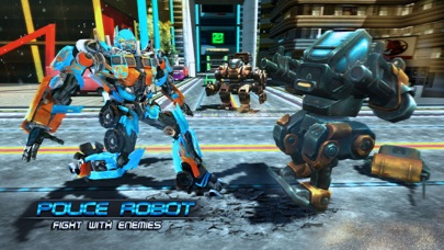 US Police Robot Transform War screenshot 5